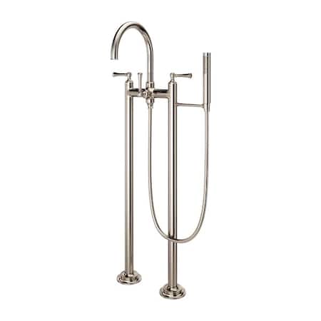 Pfister R/T Ts Fs Tub Fllr 2Hdl W/Hndshw Pn LG6-1TBD